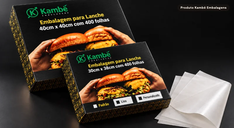 Embalagem para Lanche