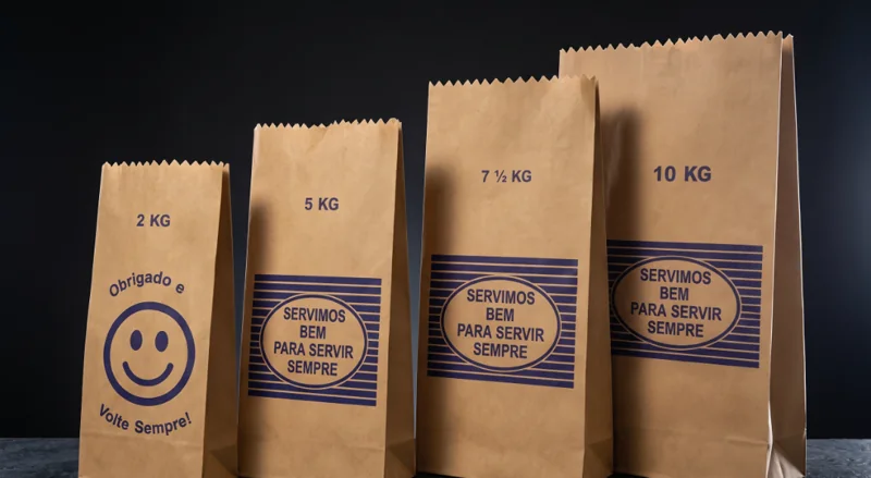 Sacos de papel kraft resistentes