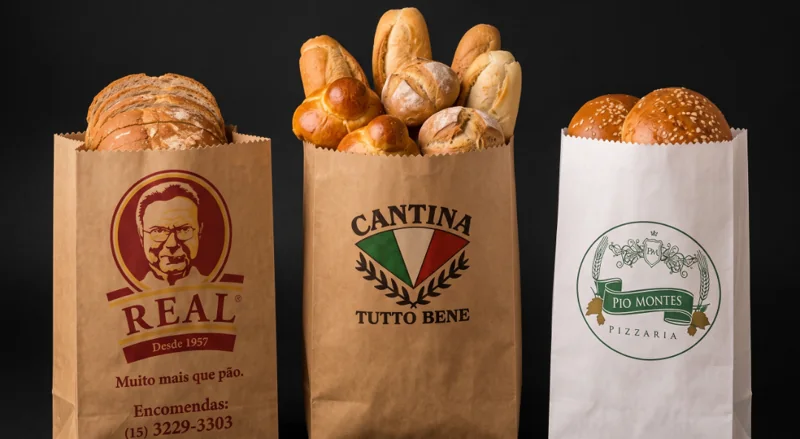Saco de Papel para Pão